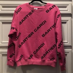 Cardi B Merch-Sweater- Hot Pink - Size Medium